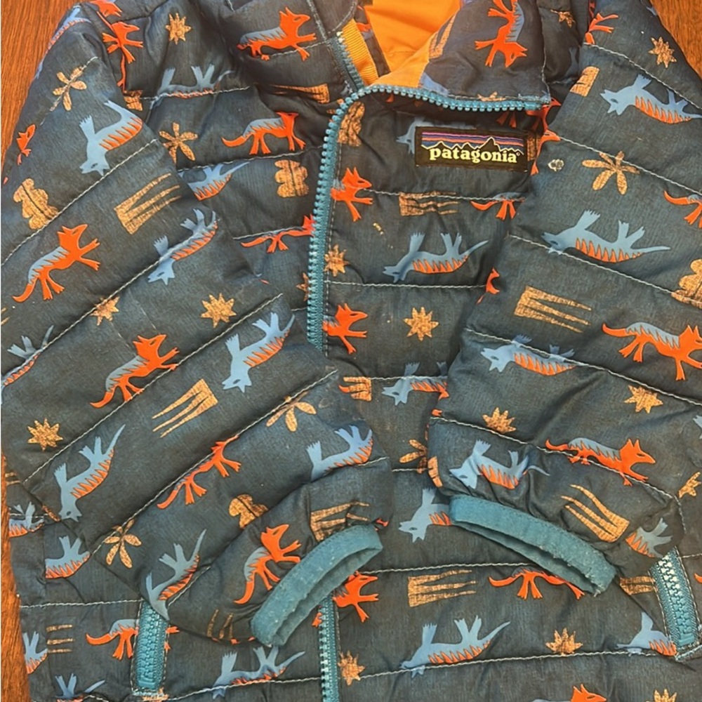 Patagonia Kids' Blue Patterned Jacket